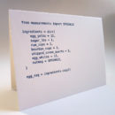 Code Cards [Expressing Your Geeky Self This Holiday Season]
