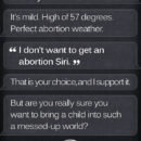 Siri Now Tries Too Hard to Help People Get Abortions