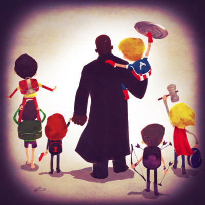 superheroes_take_kids_to_school_nick_fury