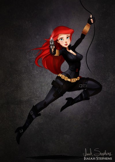 disney_princess_costumes_ariel_black_widow