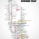 Judgemental Subway Map of Manhattan
