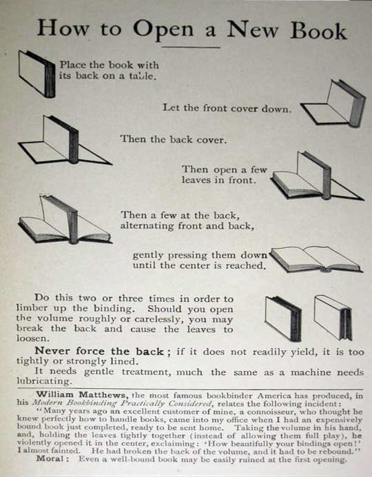 How to Open a New Book