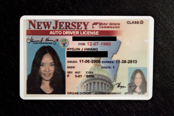 My New Driver's License