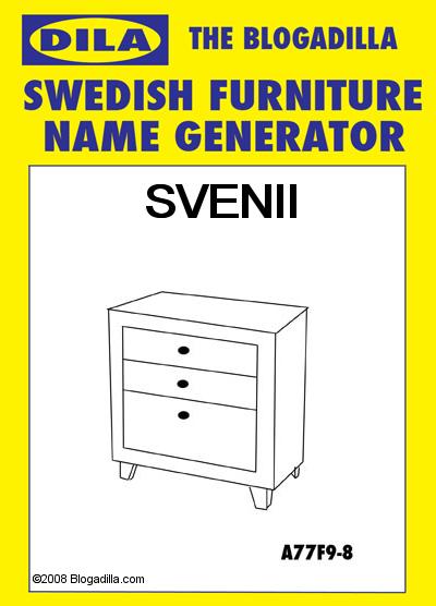 The Swedish Furniture Name Generator